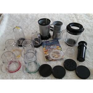 Magic Bullet Model MB1001C 22pc Mini Blender with Accessories & Recipes